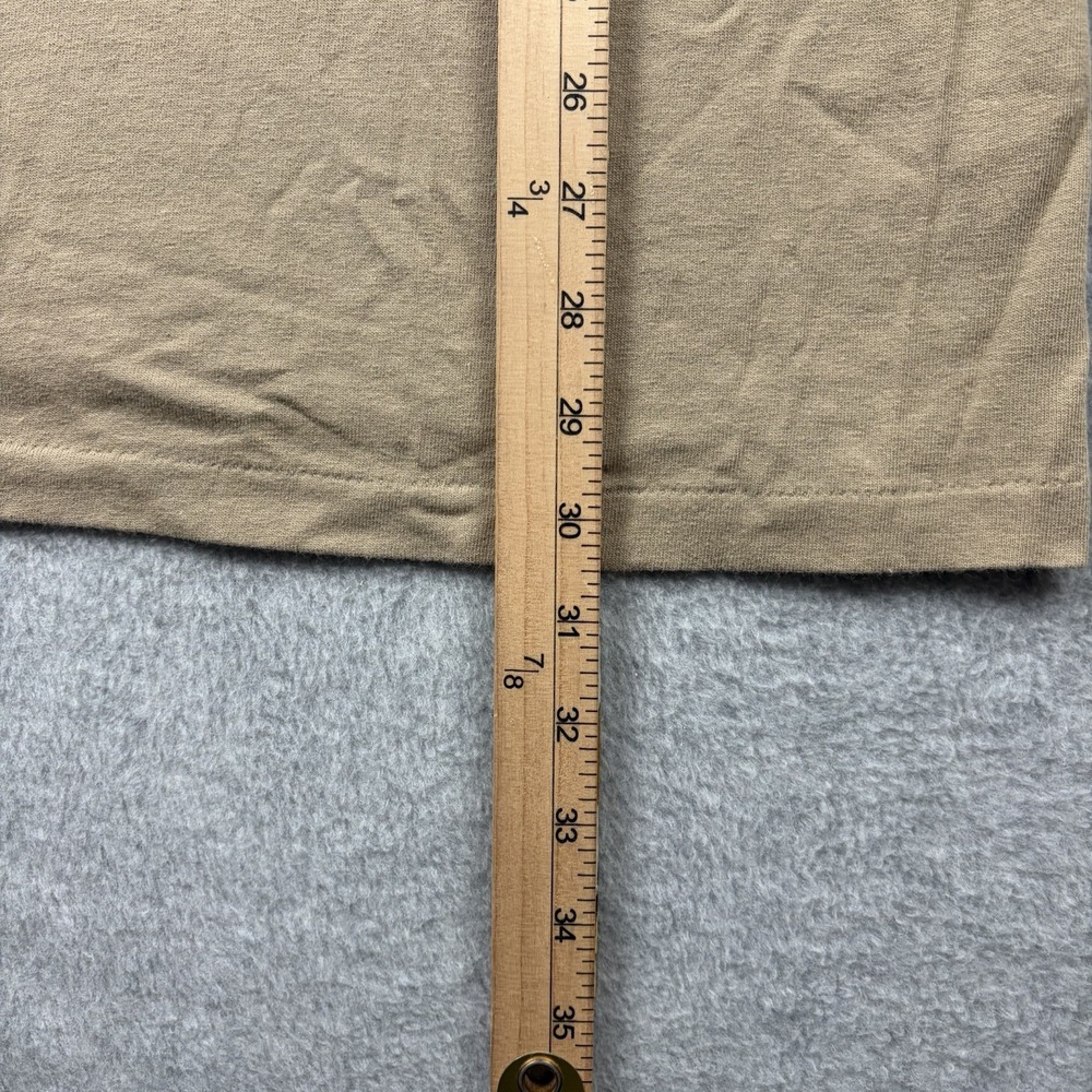 Vintage 90s Native American T Shirt Mens Large Tan Art Single Stitch USA Made - Picture 10 of 10